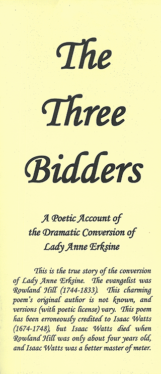 The Three Bidders