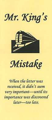 Mr. King's Mistake by John A. Kaiser & R.S. Cushman