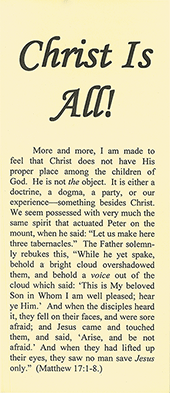 Christ Is All! & Himself! by Franklin Clifford Blount & A.B. Simpson