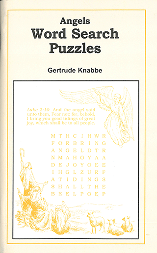 Angels Word Search Puzzles by Gertrude Knabbe