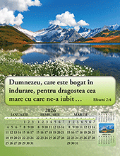 2026 Romanian Joyful News Gospel Calendar