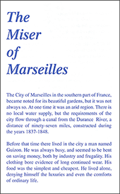 The Miser of Marsailles