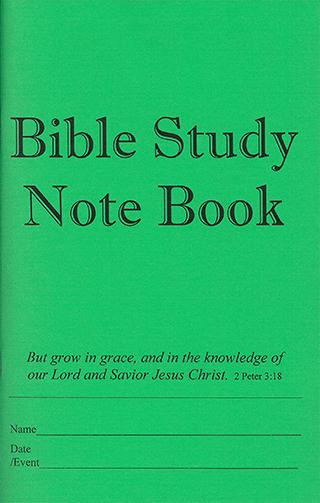 Bible Study Note Book