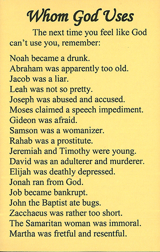 Whom God Uses by John A. Kaiser