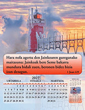 2027 Euskera Joyful News Gospel Calendar: SF4
