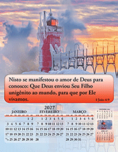 2027 Portuguese Joyful News Gospel Calendar: SF4