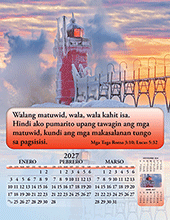 2027 Tagalog Joyful News Gospel Calendar: SF4
