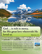 2026 English Joyful News Gospel Calendar