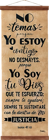 Isaís 41:10 Pergamino Bíblico Aretesanal by Dara Arts & Gifts