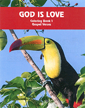 God Is Love Coloring Book #1: Gospel Verses