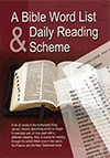 A Bible Word List and Daily Reading Scheme by TBS