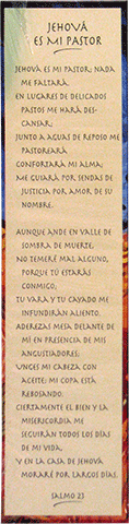 Marcador: Jehová Es Mi Pastor (Salmo 23) by B&H