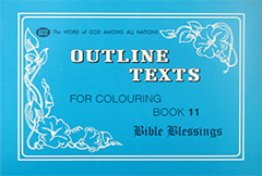 Bible Blessings: Outline Texts Colouring Book #11 by TBS