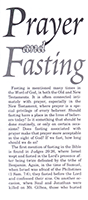 Prayer and Fasting by William J. Prost