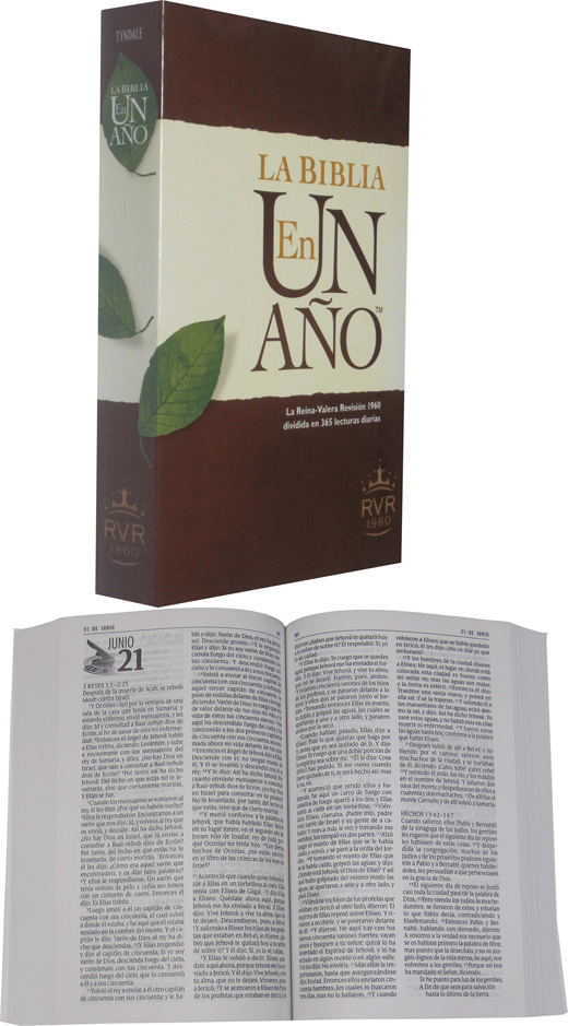 Spanish La Biblia en Un Año, Rústica, RVR 1960 (#5993) - Bible Truth  Publishers