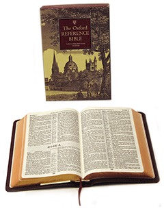 Oxford Brevier Blackface Reference Bible: Gift Edition ORB13 BU by King James Version