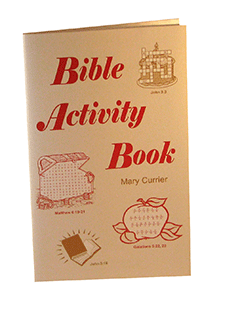 Bible Activity Book by Mary Currier