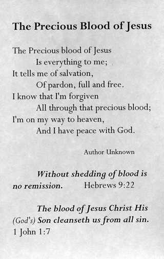 blood poems