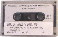 Saul of Tarsus & Grace and Government by Charles Henry Mackintosh