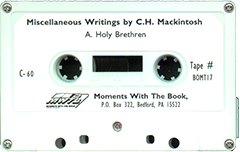 Holy Brethren: Their Title and Their Work by Charles Henry Mackintosh