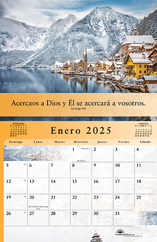 2025 Spanish Calendario El Evangelio de Paz: Para Creyentes