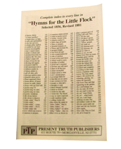 Complete Index to the Little Flock Hymn Book