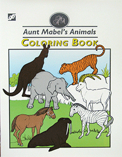 Aunt Mabel's Animals Coloring Book: Alphabetical by Mabel J. Carter