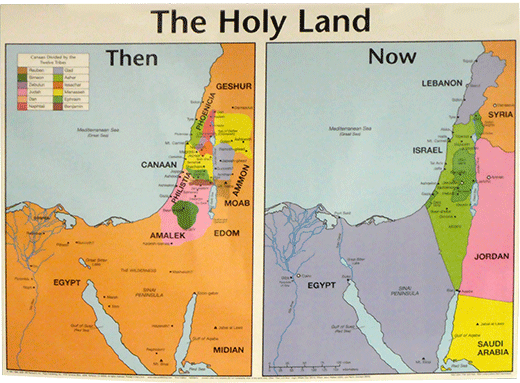 biblical holy land map
