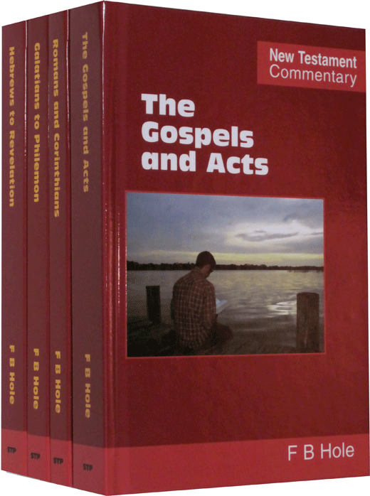 New Testament Commentary, 4-Volume Set, Hardback, F.B. Hole (#7682