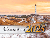 2025 Portuguese The Gospel of Peace Scenic Appointment Calendar: With Monthly Gospel Verses