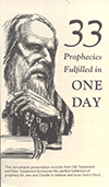 33 Prophecies Fulfilled in One Day