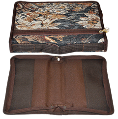 Floral Tapestry Bible Case: FT10 Medium by Lifeline Luggage