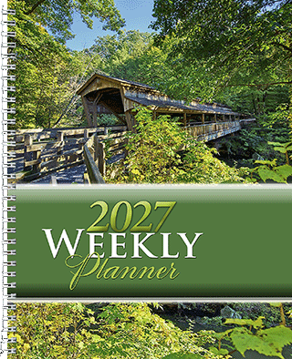 2027 Inspirational Weekly Planner: Desk Edition