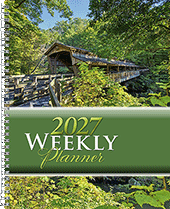 2027 Inspirational Weekly Planner: Desk Edition