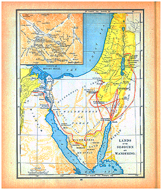 Israel Egypt to Canaan