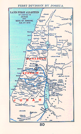 Division of Land Time of Joshua