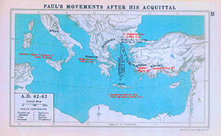Paul's Movements After Acquittal