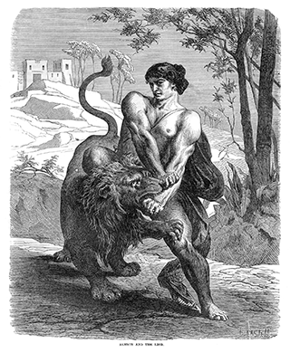 Samson Killing a Lion