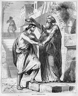 Samuel Anointing Saul as King