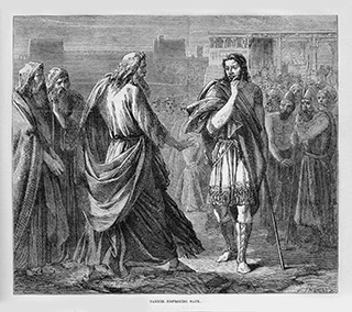 Samuel Reproving Saul