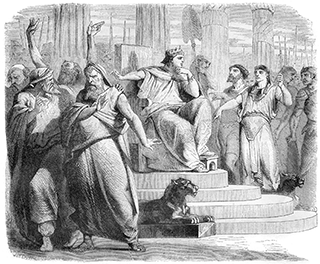 Rehoboam Accepting Advice of Evil Counsellors