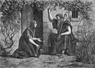 Elijah Claiming Hospitality of Widow
