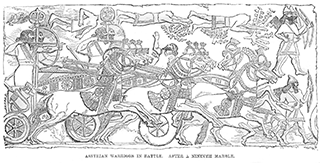 Assyrian Warriors in Battle