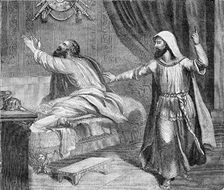 Isaiah Warning Hezekiah of his Coming Death