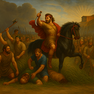 Children of Judah Defeating the Israelites