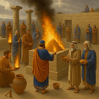 Burning Spices at the Burial of King Asa