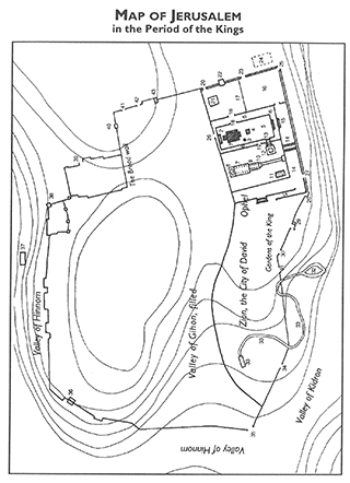 Map of Jerusalem