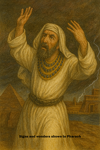 Signs and Wonders Shown to Pharaoh