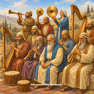 Priests with their Instruments