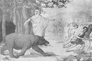 Two Bears and Mocking Children
